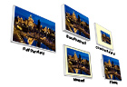 Plaque Mounting Styles with white colored beveled edges