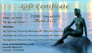 Victoria Fine ART Gift Certificates & Gift Cards