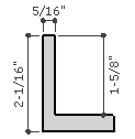 This silver foil floater frame features a thin 5/16" profile with a 1-5/8" depth. This modern frame creates a sleek, elegant appearance.